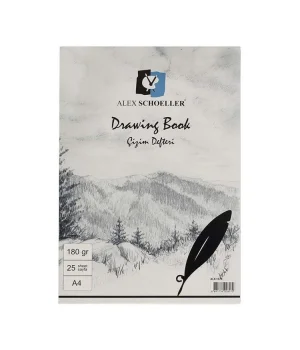 Alex Schoeller Drawing Book Eskiz Çizim Defteri 180 gr. A4 25 yp.