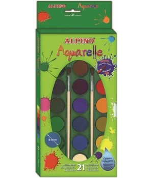 Alpino Aquarelle Sulu Boya 21 Renk