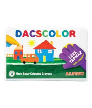 Alpino Dacscolor Mum Boya 12 Renk Plastik Çantalı