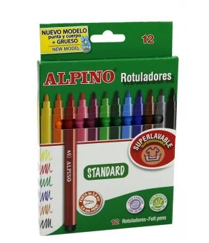 Alpino Keçeli Boya Kalemi 12 Renk