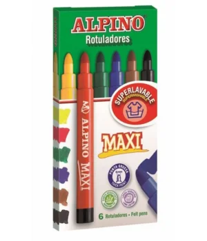 Alpino Maxi Keçeli Boya Kalemi 6 Renk