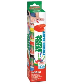 Alpino Parmak Boyası 5 Renk x 40 ml.
