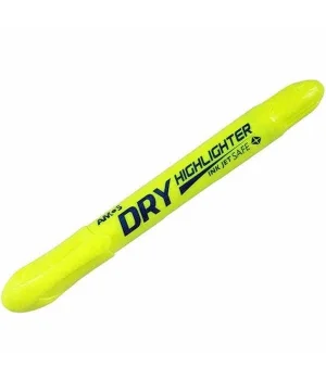 Amos Dry Highlighter Jel Fosforlu Kalem SARI