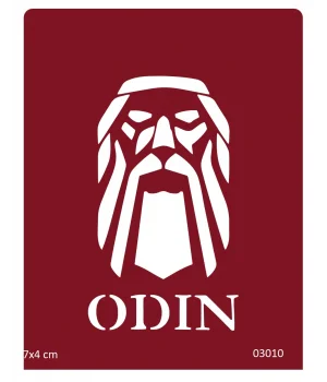 Antik Tanrı Odin Geçici Dövme Deseni