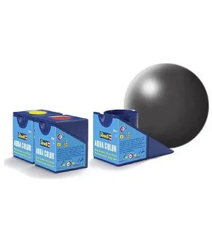 Aqua Color Dark Grey - Silk Boya- 18 ml