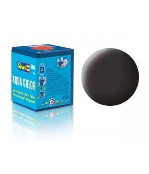 Aqua Color Tar Black - Mat Boya - 18 ml