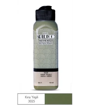 Artdeco Akrilik Boya 140 ml. 3025 KINA YEŞİLİ