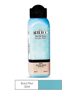 Artdeco Akrilik Boya 140 ml. 3034 BUZUL MAVİ