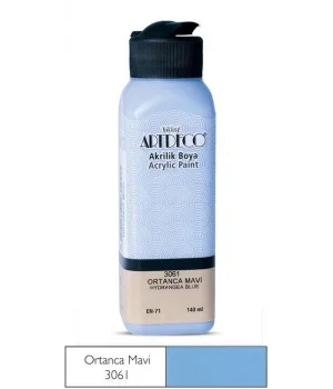 Artdeco Akrilik Boya 140 ml. 3061 ORTANCA MAVİ