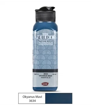 Artdeco Akrilik Boya 140 ml. 3634 OKYANUS MAVİ
