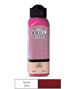 Artdeco Akrilik Boya 140 ml. 3643 BORDO