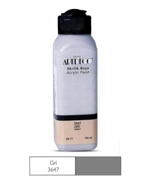 Artdeco Akrilik Boya 140 ml. 3647 GRİ