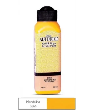 Artdeco Akrilik Boya 140 ml. 3664 MANDALİNA