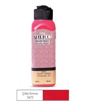 Artdeco Akrilik Boya 140 ml. 3675 ÇİLEK KIRMIZI