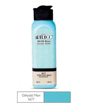 Artdeco Akrilik Boya 140 ml. 3677 GÖKYÜZÜ MAVİ
