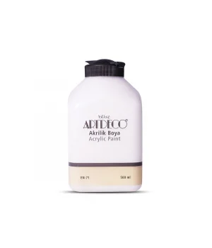 Artdeco Akrilik Boya 500 ml. 3008 KOTON BEYAZ