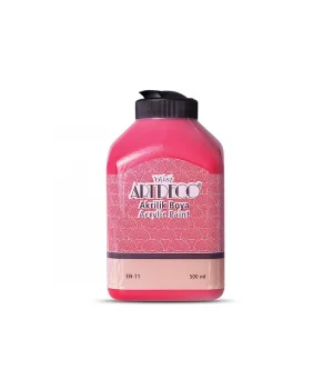 Artdeco Akrilik Boya 500 ml. 3015 ATEŞ KIRMIZI