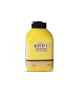 Artdeco Akrilik Boya 500 ml. 3601 SARI