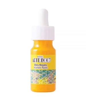 Artdeco Ebru Boyası 30 ml. 02 Koyu Sarı