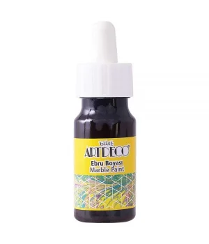 Artdeco Ebru Boyası 30 ml. 15 Kahverengi