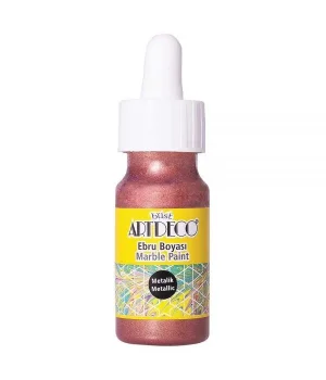 Artdeco Ebru Boyası 30 ml. 28 Metalik Bakır