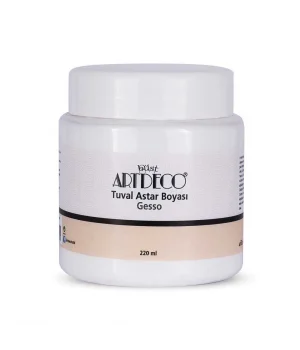 Artdeco Gesso Tuval Astar Boyası Beyaz 220 ml.