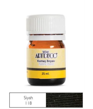 Artdeco Kumaş Boyası 118 Siyah