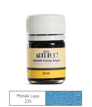 Artdeco Metalik Kumaş Boyası 235 Lapis