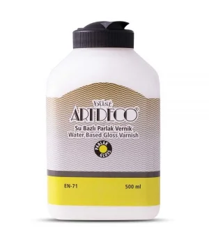Artdeco Su Bazlı Parlak Vernik 500 ml.