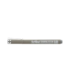Artline Drawing System Teknik Çizim Kalemi 0.05 mm. Grey
