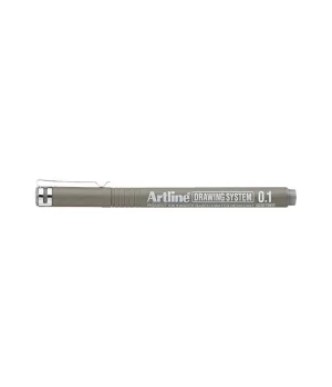 Artline Drawing System Teknik Çizim Kalemi 0.1 mm. Grey
