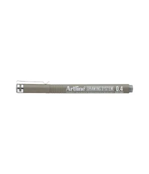 Artline Drawing System Teknik Çizim Kalemi 0.4 mm. Grey