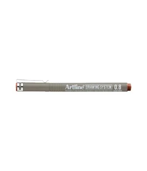 Artline Drawing System Teknik Çizim Kalemi 0.8 mm Sepia