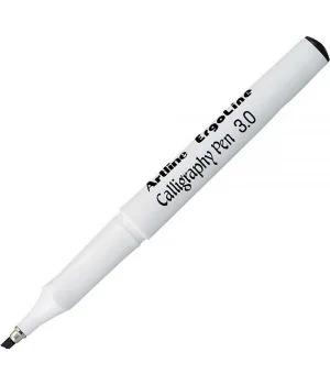 Artline Ergoline Arabic Yan Kesik Kaligrafi Kalemi 3.0 mm. Siyah