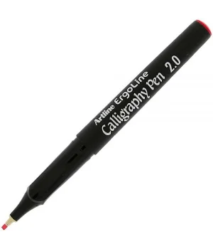 Artline Ergoline Kaligrafi Kalemi 2.0 mm. Kırmızı
