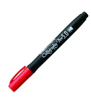Artline Supreme Kaligrafi Kalemi 5.0 mm. Kırmızı