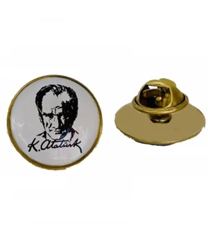 Atatürk İmzalı Rozet (20 mm)