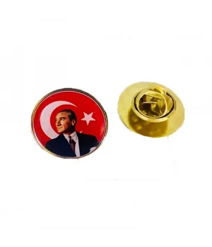 Atatürk Sivil Bayraklı Rozet