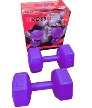 Avessa 3 Kg Plastik Dambıl Set DB-4141-3