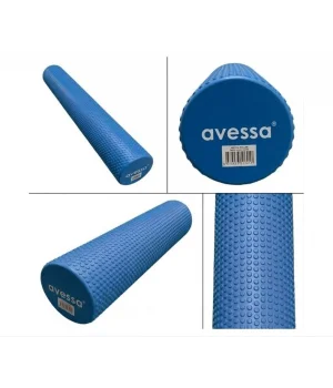 Avessa Afr Masajlı Uzun Foam Roller Mavi 90x15 Cm