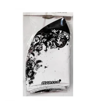 Avessa BB-10C Beyaz-Siyah Dijital Baskılı Bez Bone