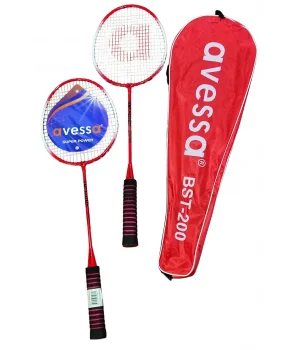 Avessa Bst-200K Badmington Raket Set Kırmızı