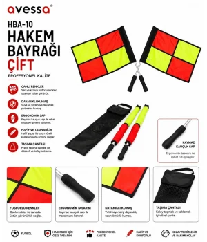 Avessa Hba-10 Hakem Bayrağı Çift