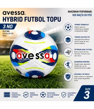 Avessa Hft-330 Hybrid Futbol Topu No3