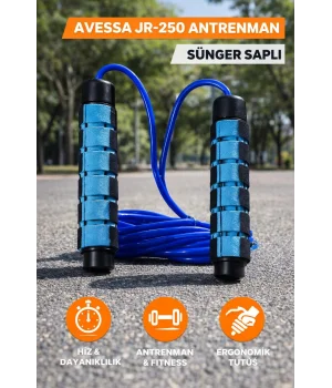 Avessa Jr-250 Atlama İpi Sünger Saplı