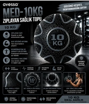 Avessa Med-10Kg Zıplayan Sağlık Topu 10 Kg