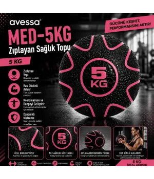 Avessa Med-5Kg Zıplayan Sağlık Topu 5Kg