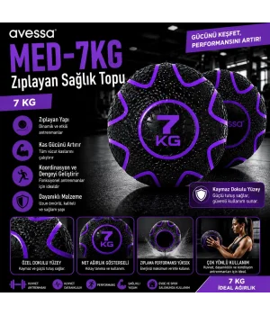 Avessa Med-7Kg Zıplayan Sağlık Topu 7 Kg