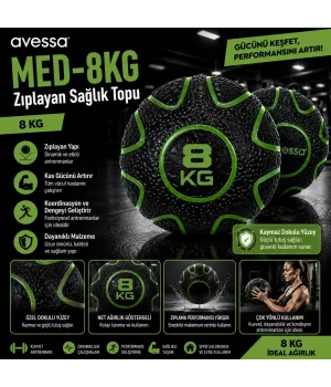 Avessa Med-8Kg Zıplayan Sağlık Topu 8 Kg
