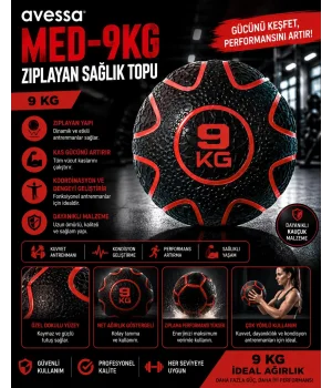 Avessa Med-9Kg Zıplayan Sağlık Topu 9 Kg